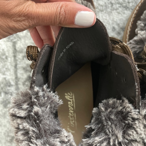 Fur/suede Booties - Picture 7 of 12